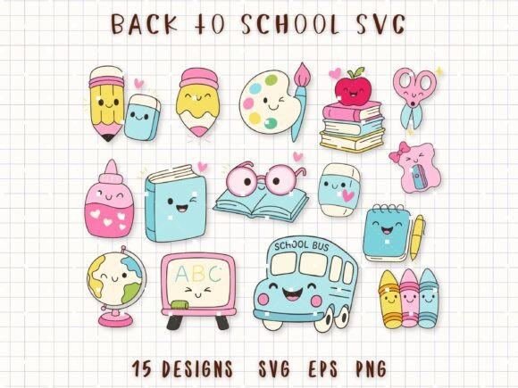Download Back to School SVG Cute School Clipart - Back to school svg Collection