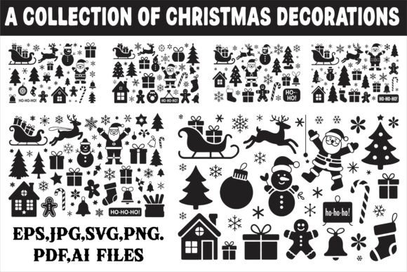 Download A Collection of Christmas Decorations - Premium Resources