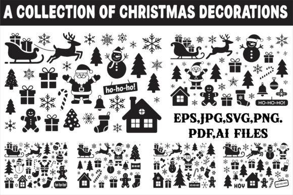 Download A Collection of Christmas Decorations - Premium Resources